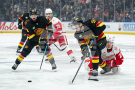 Red Wings Canucks Hockey