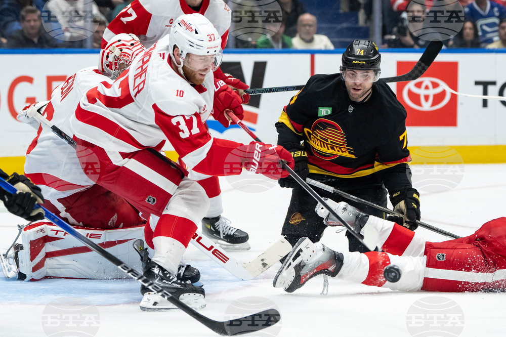 Red Wings Canucks Hockey
