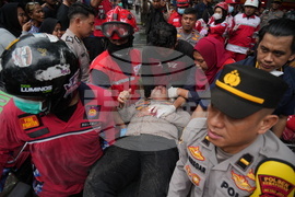 APTOPIX Indonesia Fire