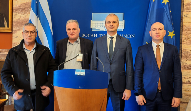 Очакваме скоро отваряне на ГКПП "Рудозем-Ксанти", каза лидерът на "Възраждане" Костадин Костадинов при посещение в гръцкия парламент