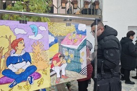 Разград - библиотека - изложба