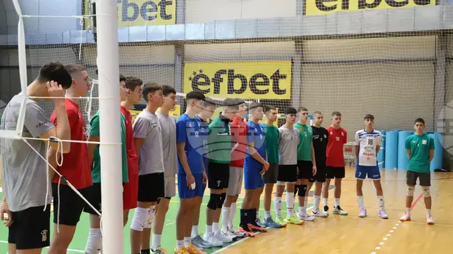 Националният отбор по волейбол за мъже до 18 години започна лагер за квалификацията за Европейско първенство