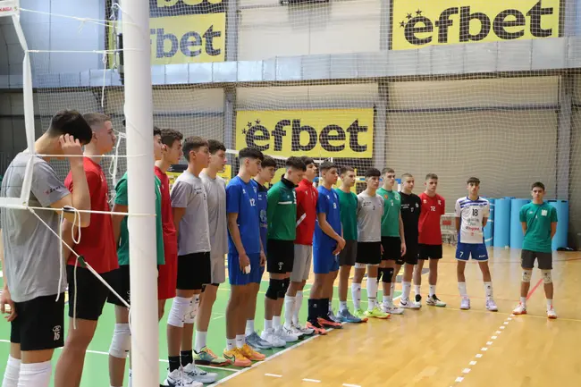 Националният отбор по волейбол за мъже до 18 години започна лагер за квалификацията за Европейско първенство