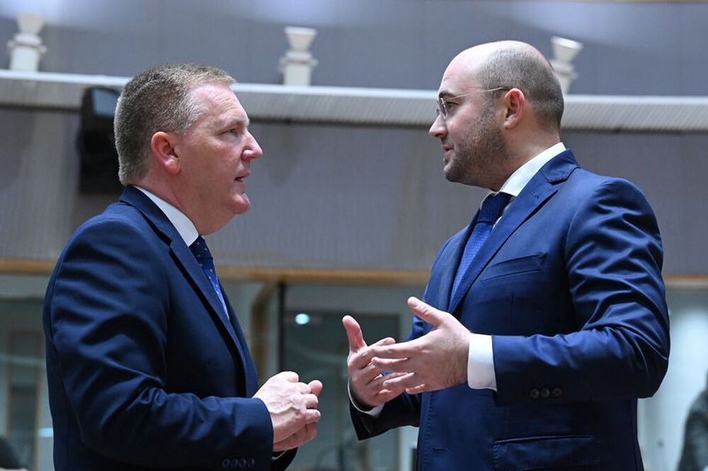 Министър Георги Георгиев разговаря с еврокомисаря Майкъл Макграт за нова стратегия на ЕС за борба с трафика на наркотици и организираната престъпност