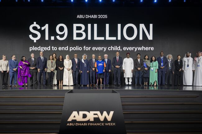 УАМ: Световни лидери и неправителствени организации обещаха 1,9 млрд. долара на дарителски форум в Абу Даби за елиминиране на полиомиелита 