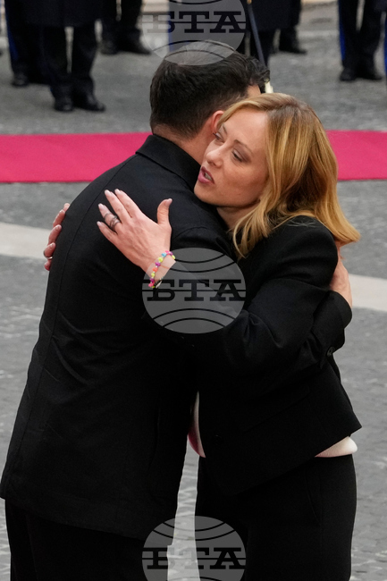  Зеленски ще посети Рим утре за среща с Мелони