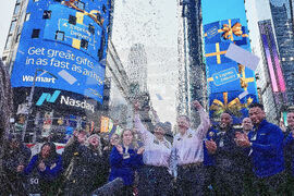 Financial Markets Wall Street Walmart