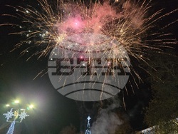 Свищов - елха - коледни светлини