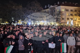 Стара Загора - митинг в подкрепа на правителството