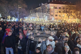 Стара Загора - митинг в подкрепа на правителството
