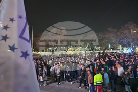 Стара Загора - митинг в подкрепа на правителството