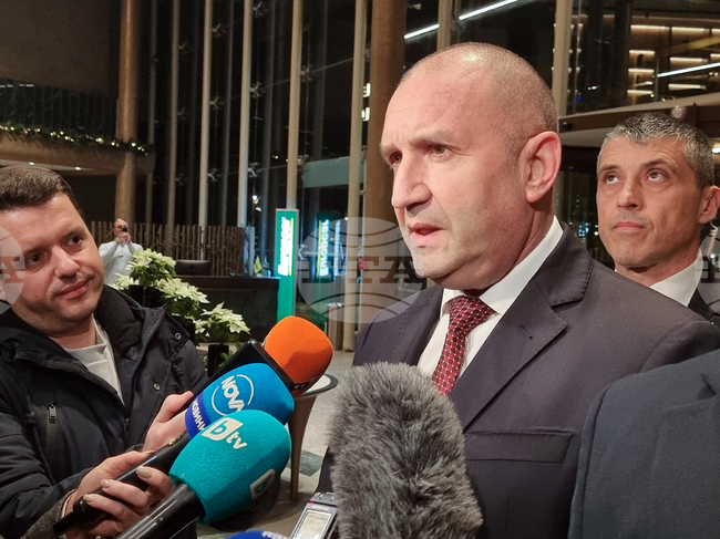 Румен Радев - брифинг