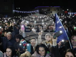 Белица - митинг