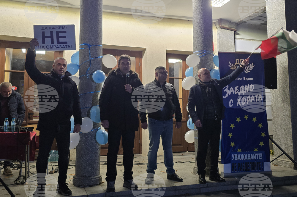 Видин - „ДПС - Ново начало“ - митинг в подкрепа на правителството