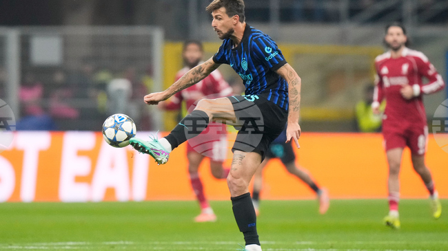 Защитникът Франческо Ачерби няма да играе за Интер до края на годината