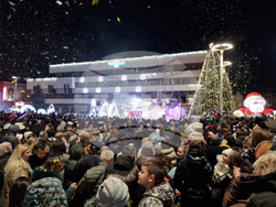 Ямбол - коледни светлини