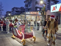 Враца - елха - коледни светлини
