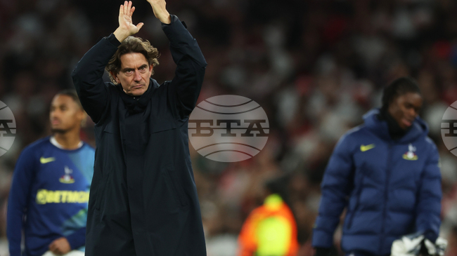 Мениджърът на Тотнъм Томас Франк е доволен от представянето на отбора си след победата над Славия Прага в Шампионската лига