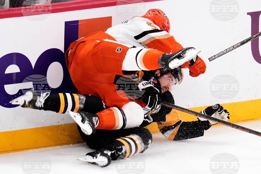 Ducks Penguins Hockey