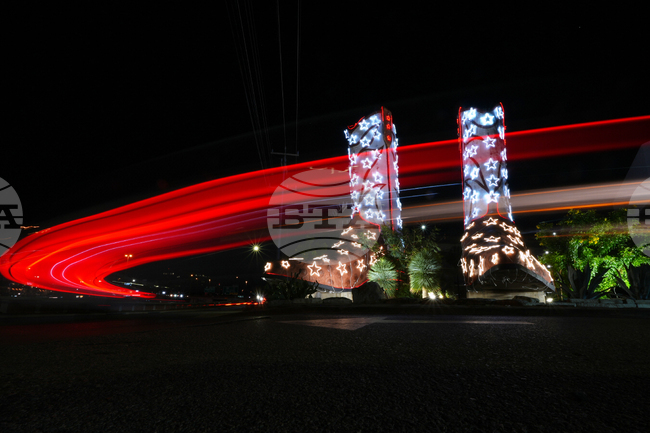 APTOPIX Texas Daily Life Holiday Lights