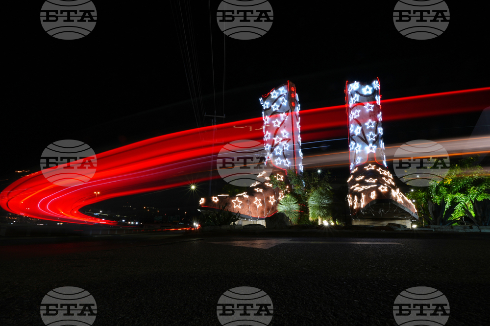 APTOPIX Texas Daily Life Holiday Lights