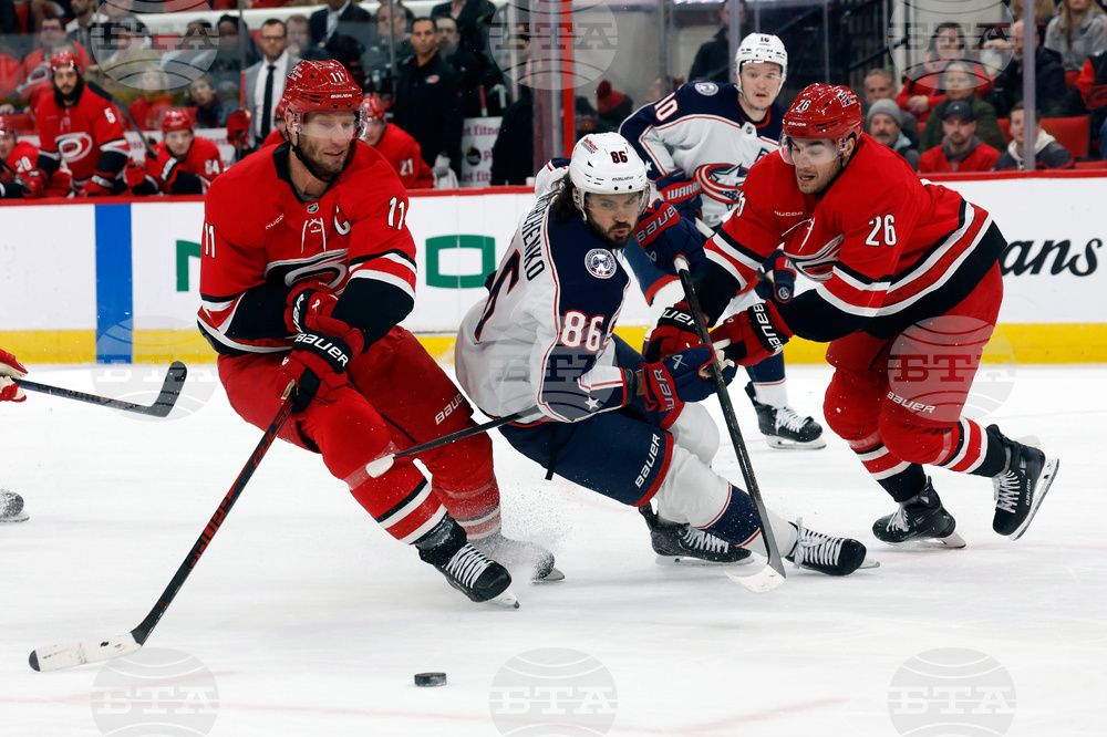 Blue Jackets Hurricanes Hockey