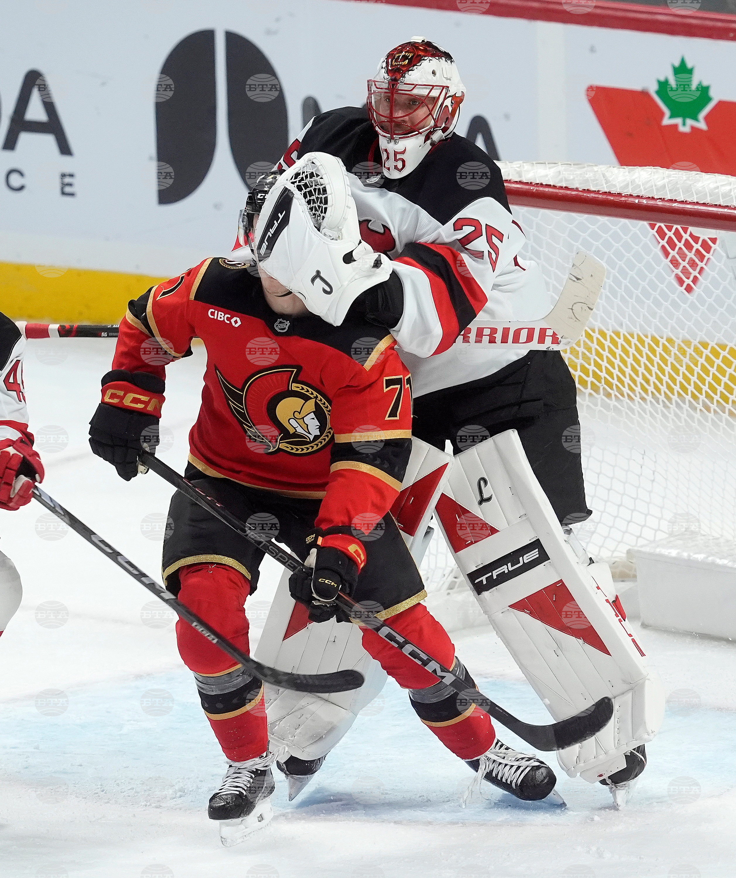 Devils Senators Hockey