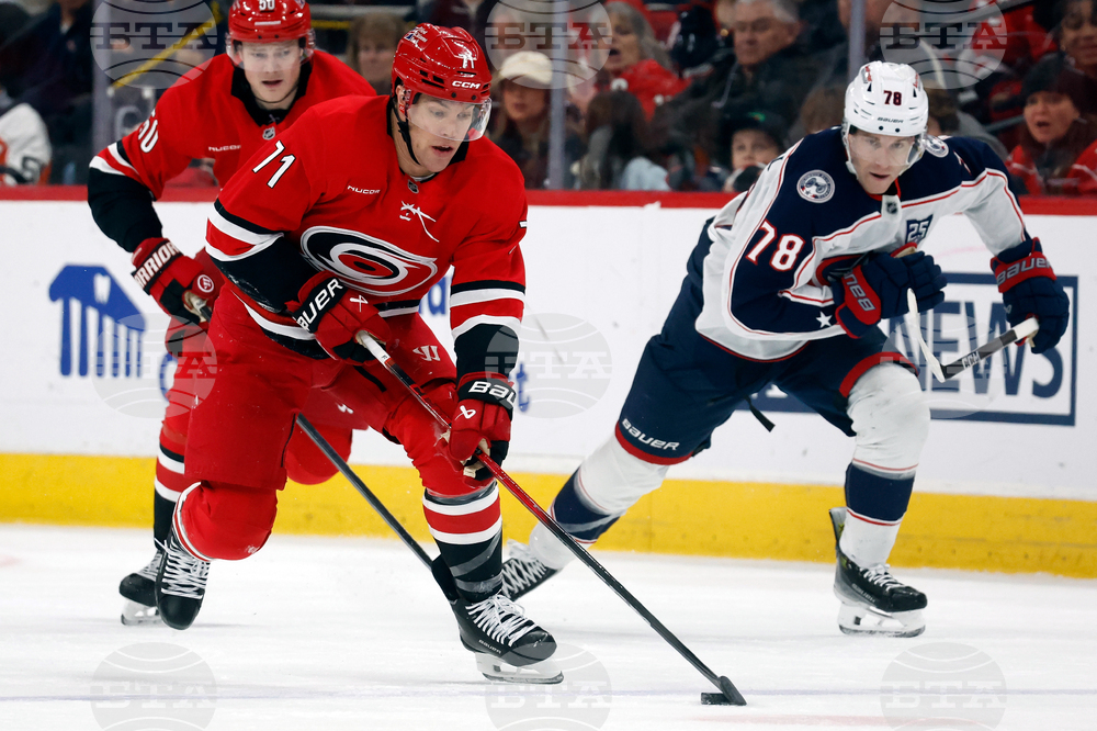 Blue Jackets Hurricanes Hockey