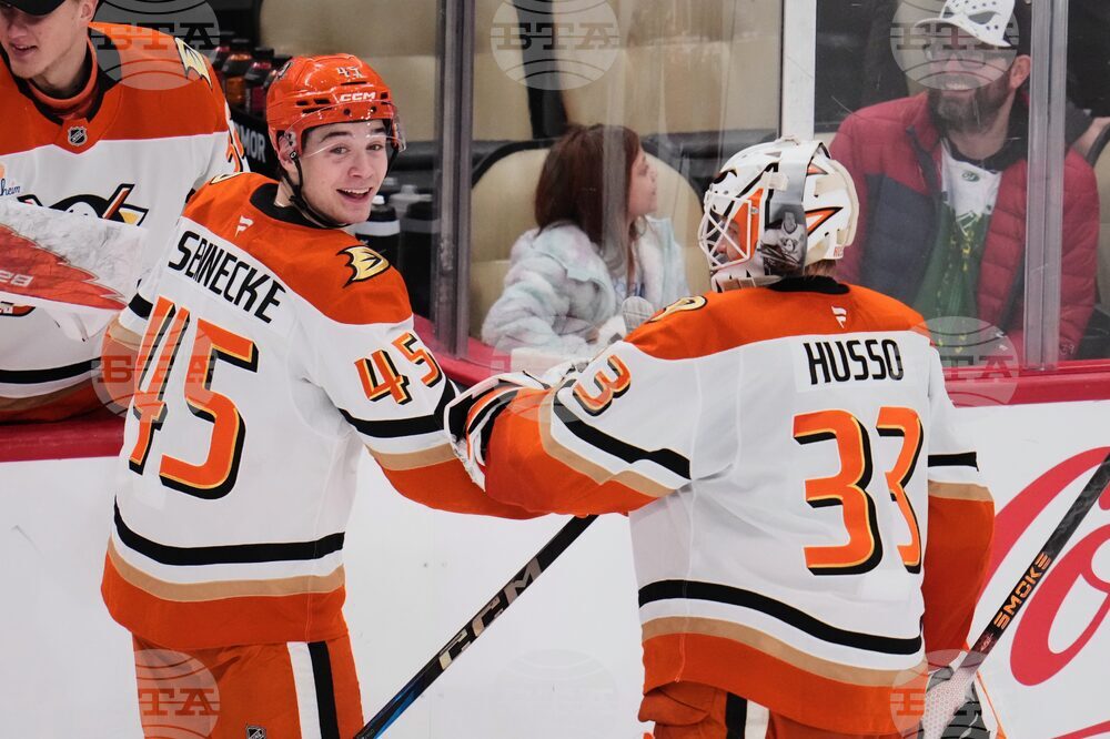 Ducks Penguins Hockey