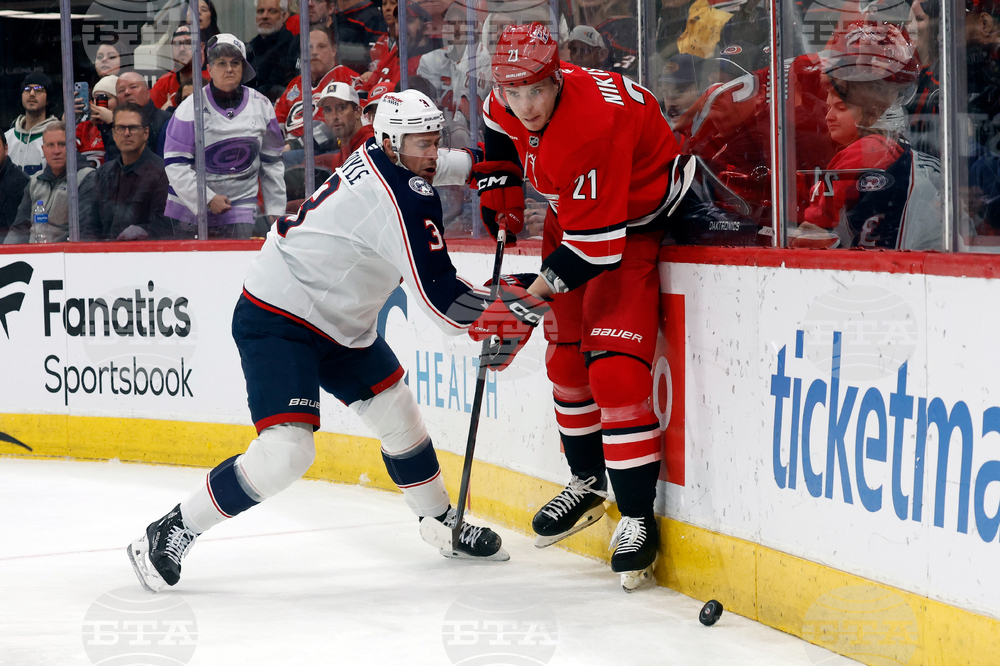 Blue Jackets Hurricanes Hockey