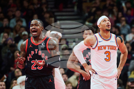 Knicks Raptors Basketball