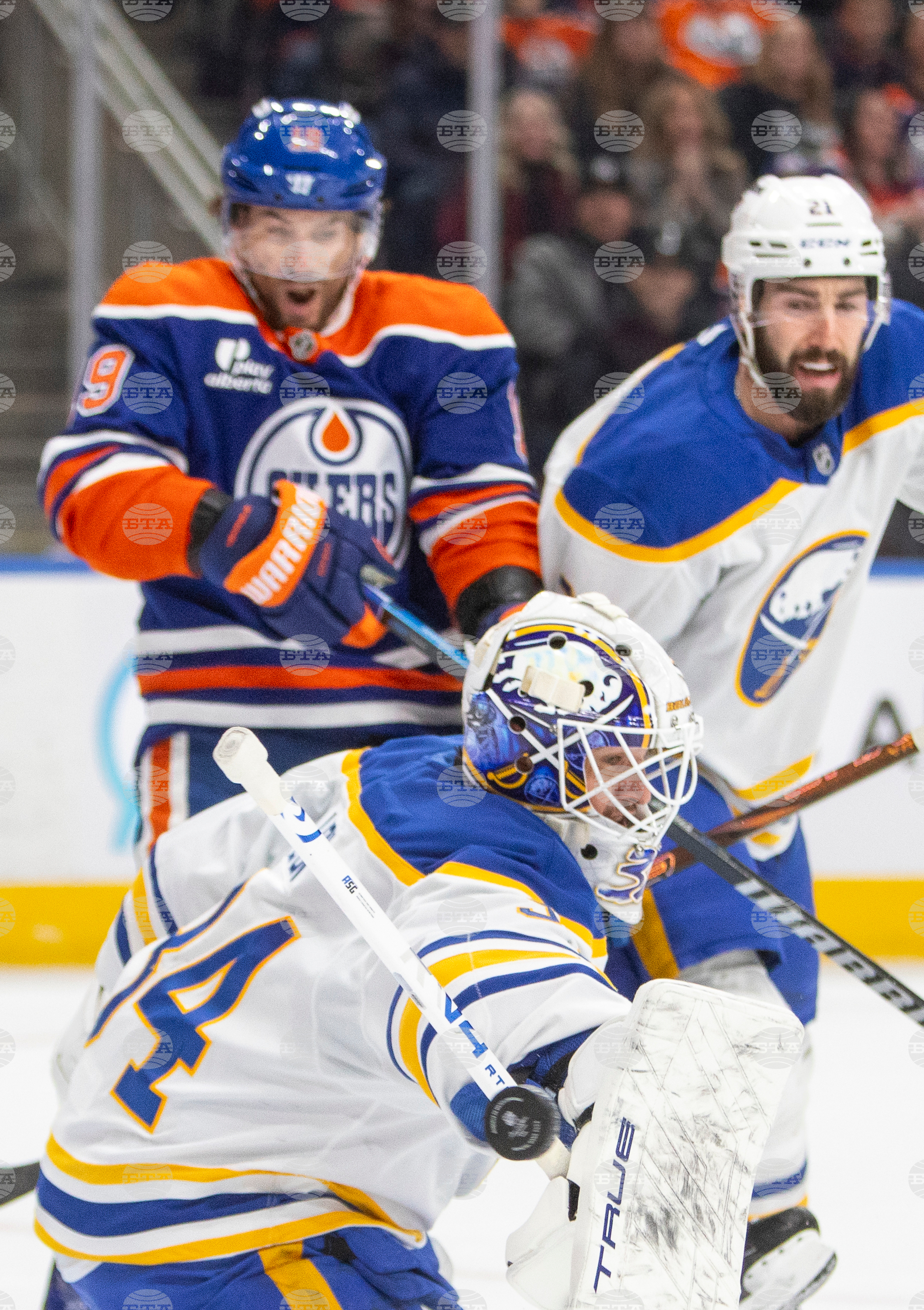 Sabres Oilers Hockey