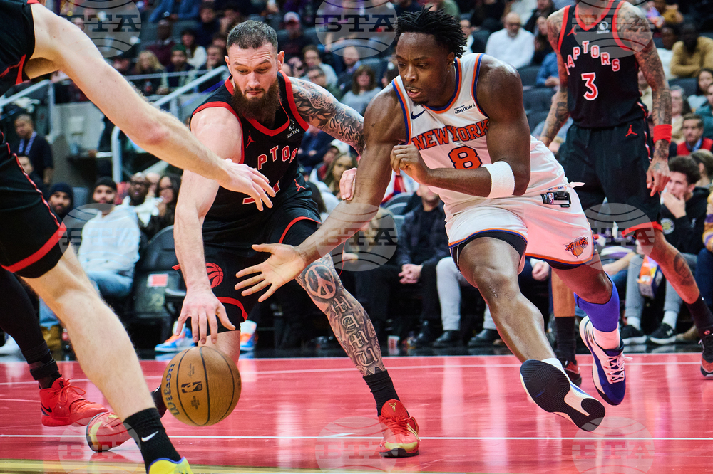 Knicks Raptors Basketball