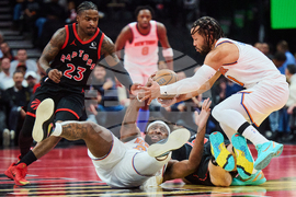 Knicks Raptors Basketball