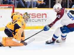 APTOPIX Avalanche Predators Hockey