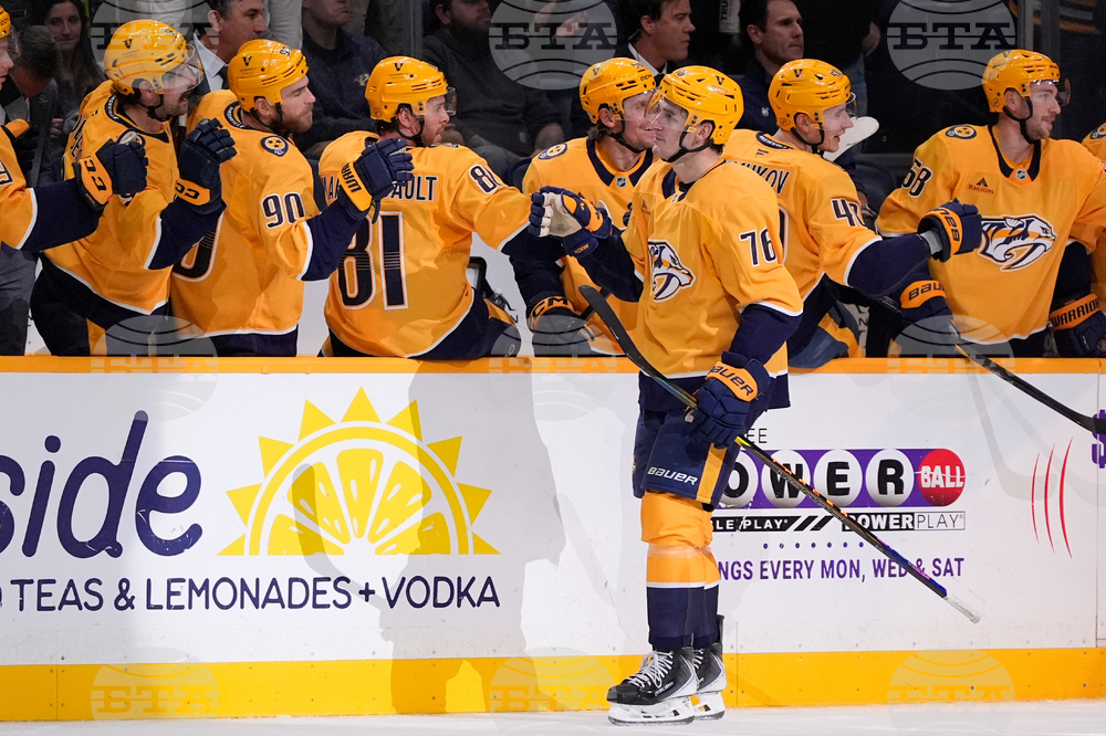 Райън О'Райли отбеляза единствения гол при дузпите и Нешвил Предатърс победи Колорадо Аваланш в НХЛ