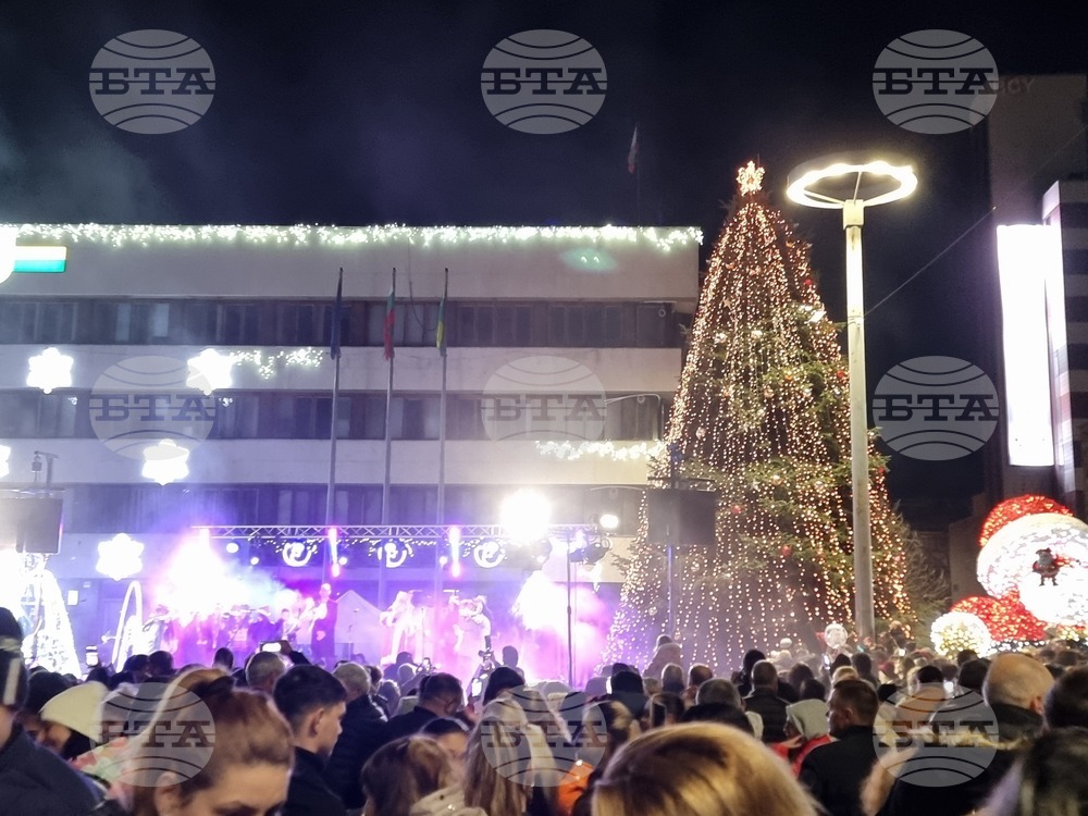 Ямбол - коледни елхи