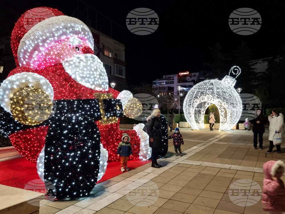 Ямбол - коледни елхи