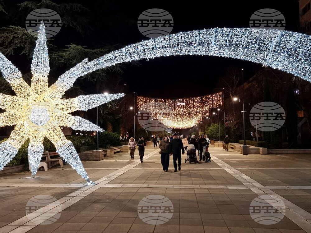 Ямбол - коледни елхи