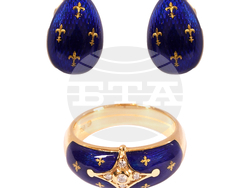 Фаберже, диаманти и имперски шедьоври са част от над 130 ценни предмета са част от коледния търг на Artmark Bulgaria „Декоративно изкуство и бижута“. Снимка: Artmark Bulgaria