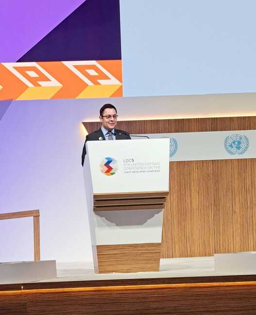 Министър Пулев на конференция на ООН в Доха: Има неизползван потенциал в развитието на общи инвестиционни инициативи с най-слабо развитите страни