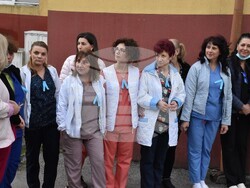 Хасково - медицински сестри - протест