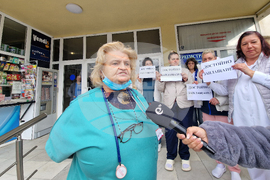 Смолян - медицински сестри - протест