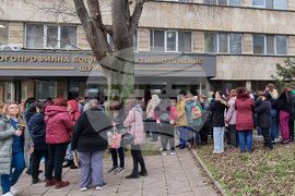 Шумен - медицински специалисти - протест