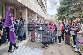 Шумен - медицински специалисти - протест