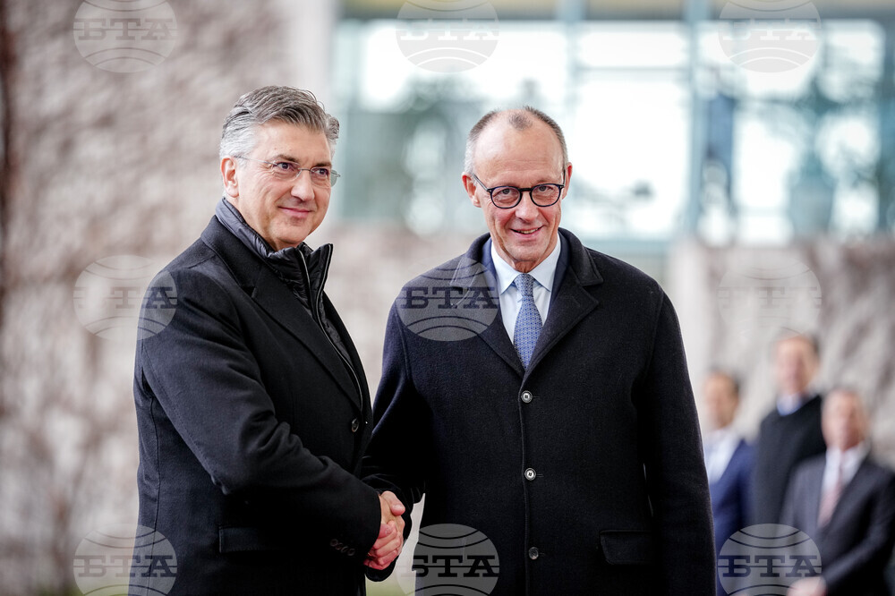 Хърватският премиер Пленкович и германският канцлер Мерц подчертаха значението на по-тясното сътрудничество в ЕС и НАТО