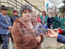 Ямбол - медицински сестри - протест