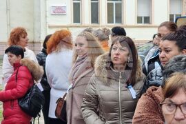 Ямбол - медицински сестри - протест