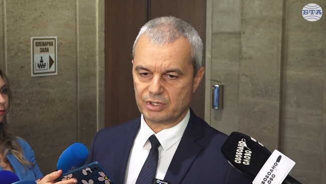 Най-доброто нещо е скорошна оставка на правителството, каза лидерът на "Възраждане" Костадин Костадинов