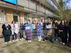 Кърджали - медицински специалисти - протест